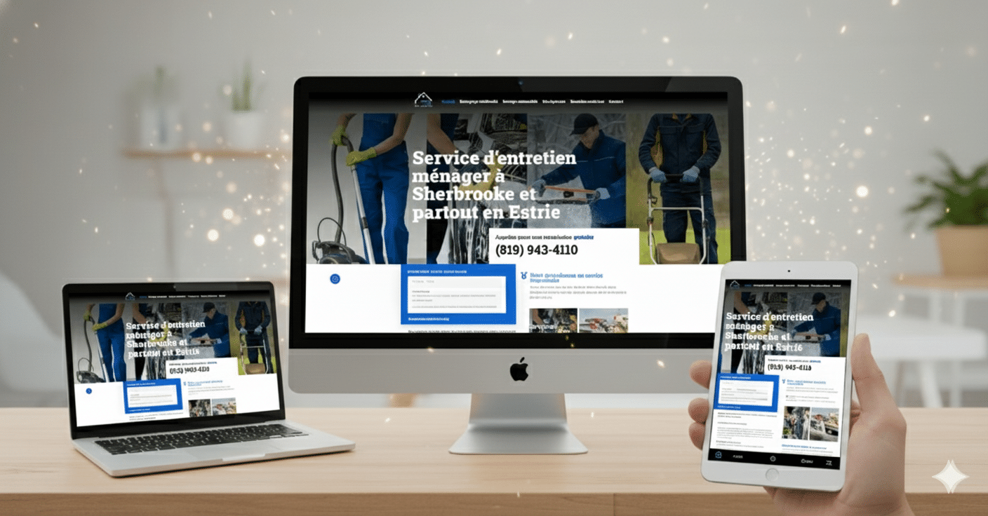 Conception site web sherbrooke
